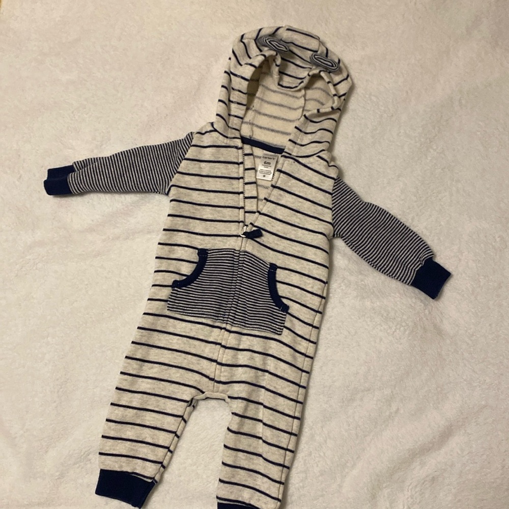 Carters one piece sweatshirt outfit